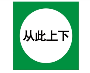 安全警示標識圖例