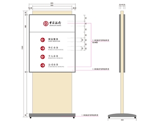 銀行VI標(biāo)識(shí)牌