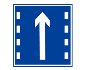 直行車道